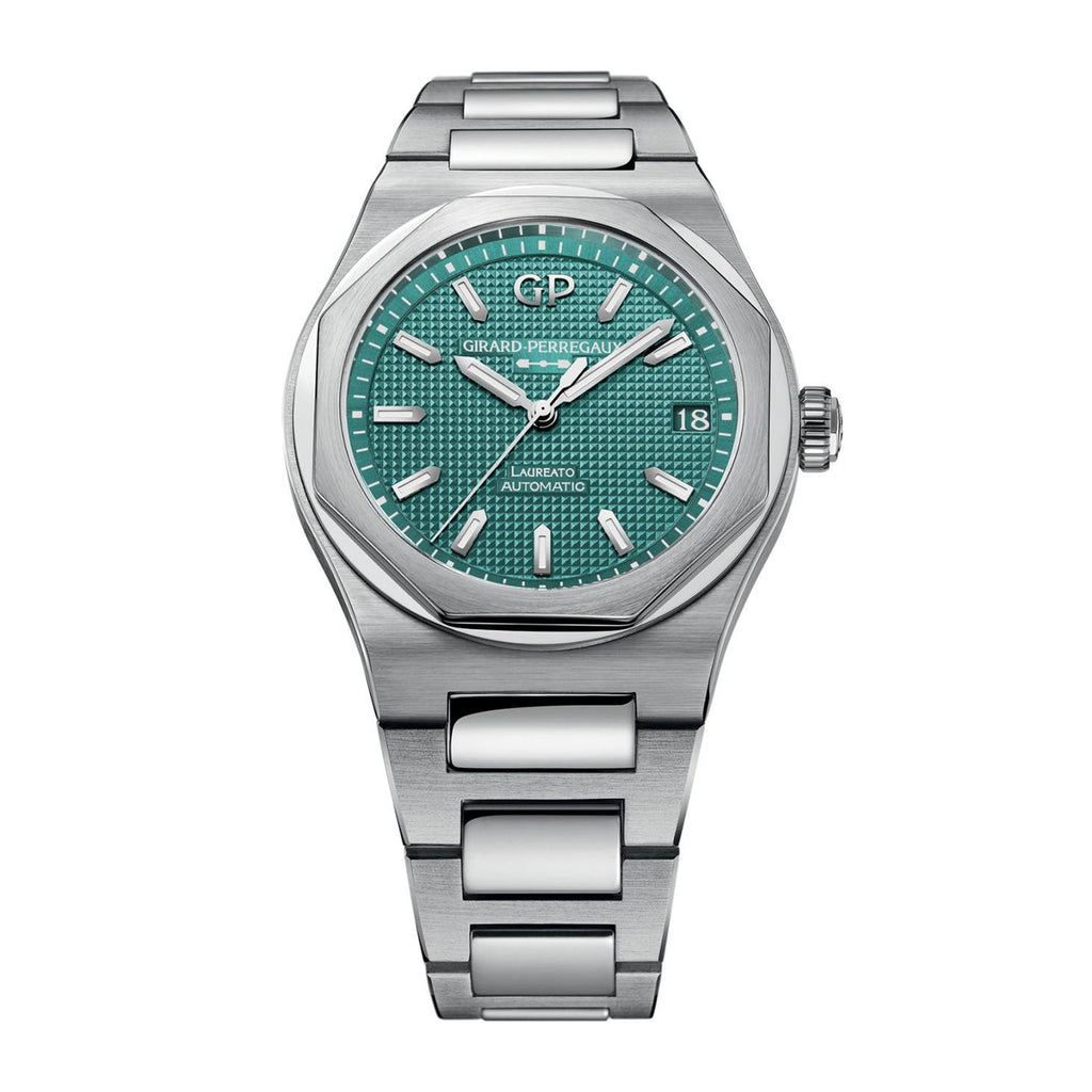 Laureato 42 Watches of Switzerland Exclusive | 42mm, Stainless Steel, Green Dial