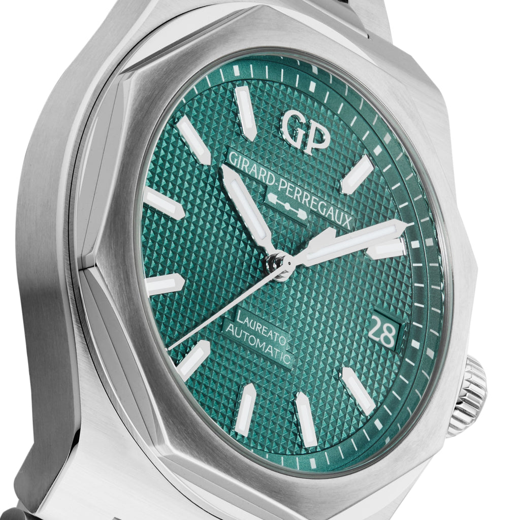 Laureato 42 Watches of Switzerland Exclusive | 42mm, Stainless Steel, Green Dial