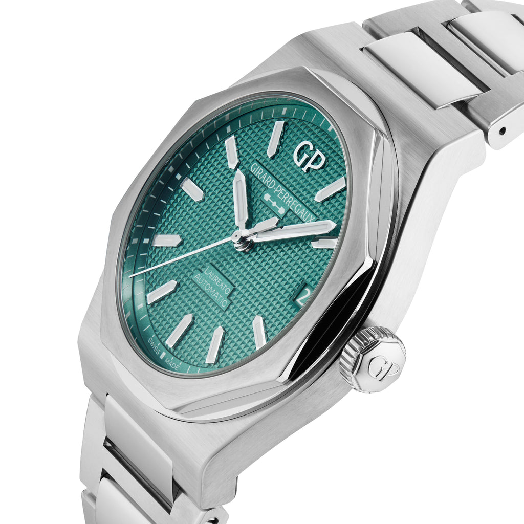 Laureato 42 Watches of Switzerland Exclusive | 42mm, Stainless Steel, Green Dial