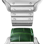 Santos de Cartier Large Model | 40mm, Stainless Steel, Green Dial