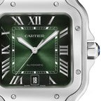 Santos de Cartier Large Model | 40mm, Stainless Steel, Green Dial