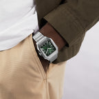 Santos de Cartier Large Model | 40mm, Stainless Steel, Green Dial
