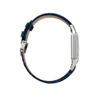 Santos-Dumont Large Model | 31mm, Alligator Leather, Silver Dial