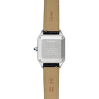 Santos-Dumont | 27mm, Stainless Steel, Alligator Leather, Silver Dial
