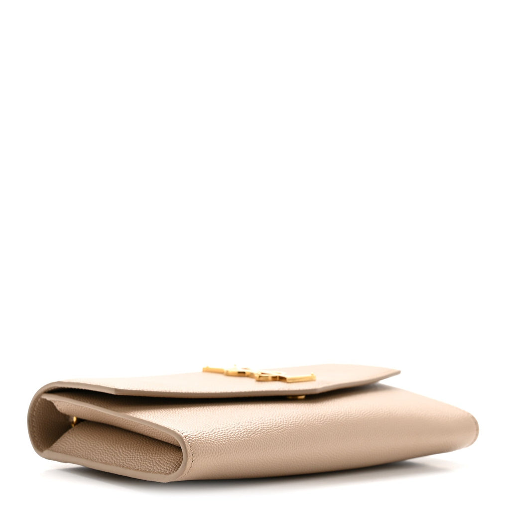 Grain De Poudre Monogram Uptown Chain Wallet Taupe