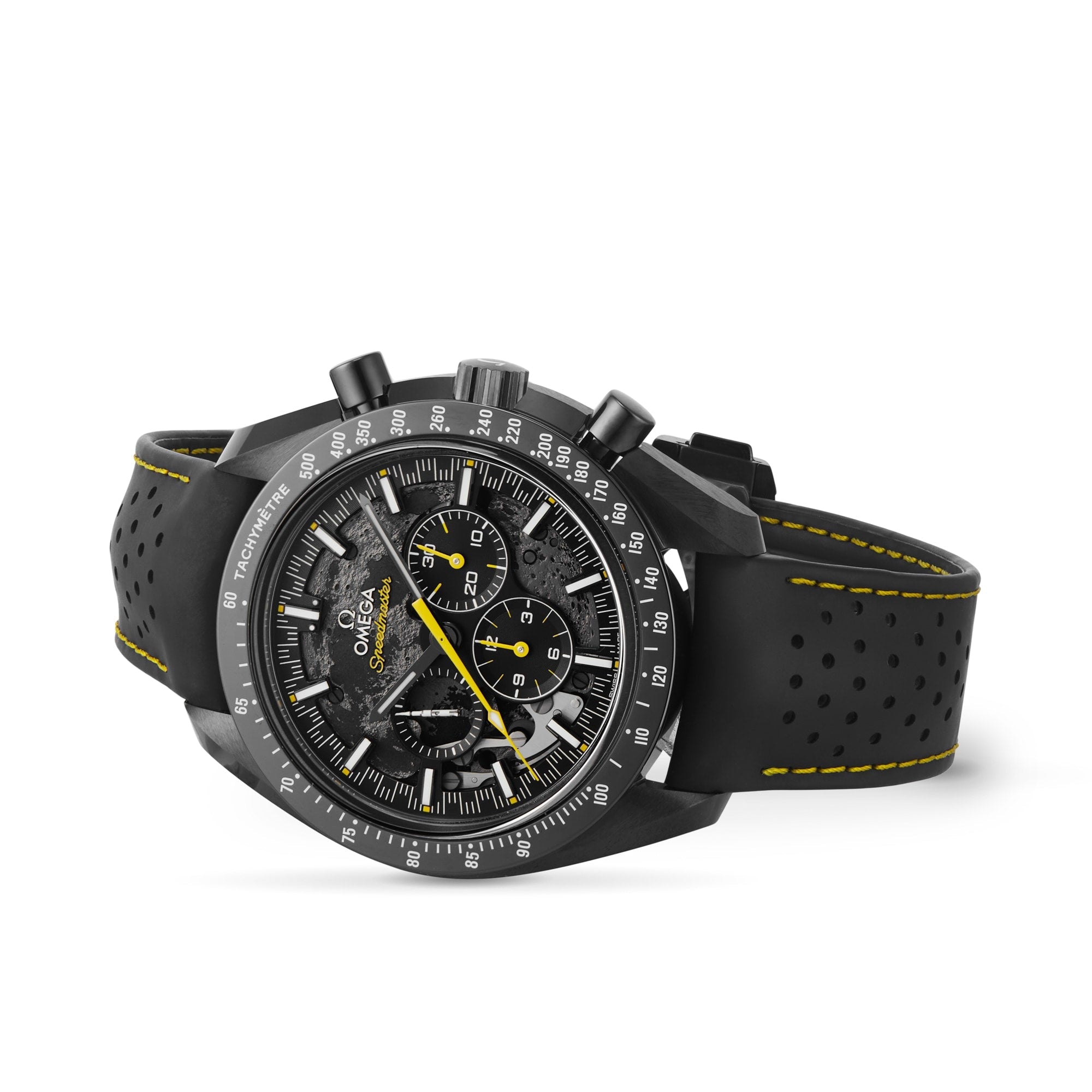 Speedmaster Moonwatch Apollo 8 Dark Side Of The Moon | 44mm, Rubber, Black Dial