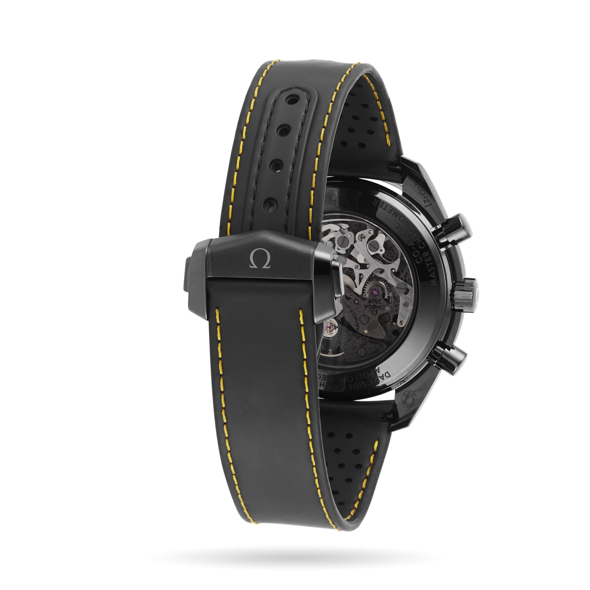 Speedmaster Moonwatch Apollo 8 Dark Side Of The Moon | 44mm, Rubber, Black Dial