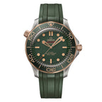 Seamaster Diver 300M | 42mm, Green Rubber Strap, Green Dial