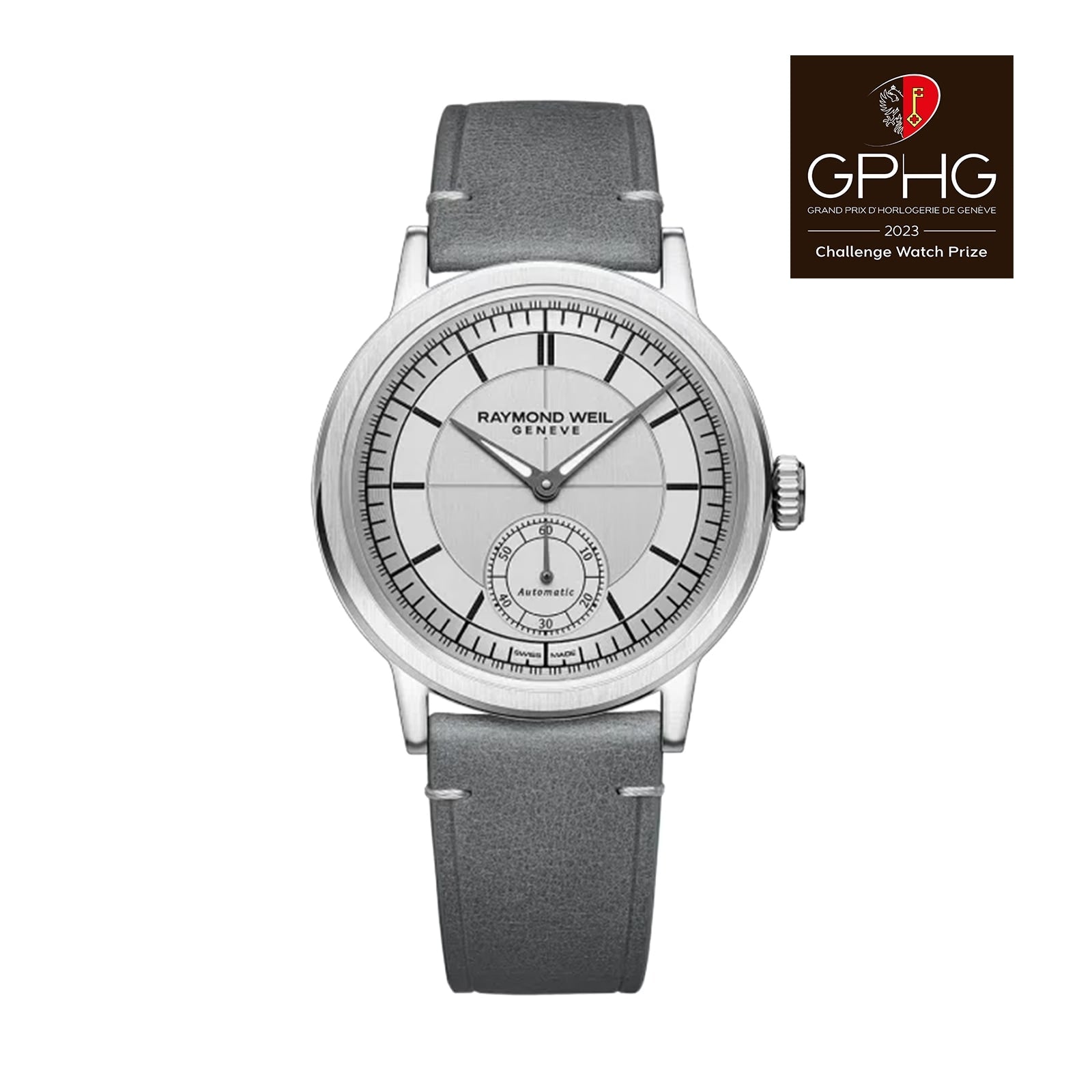 Millesime Automatic Small Seconds Silver Sector Dial