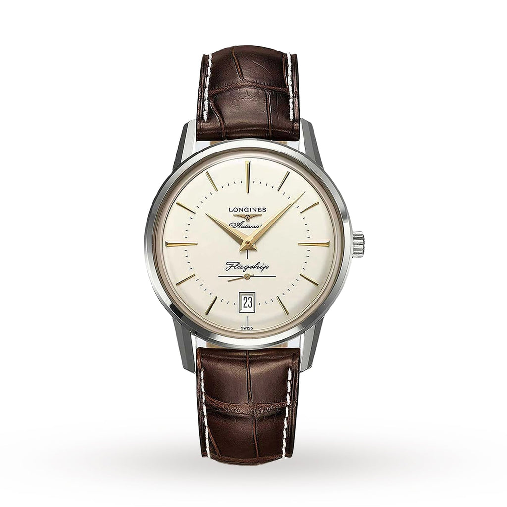 Flagship Heritage | 38mm, Alligator Leather, Cream Dial