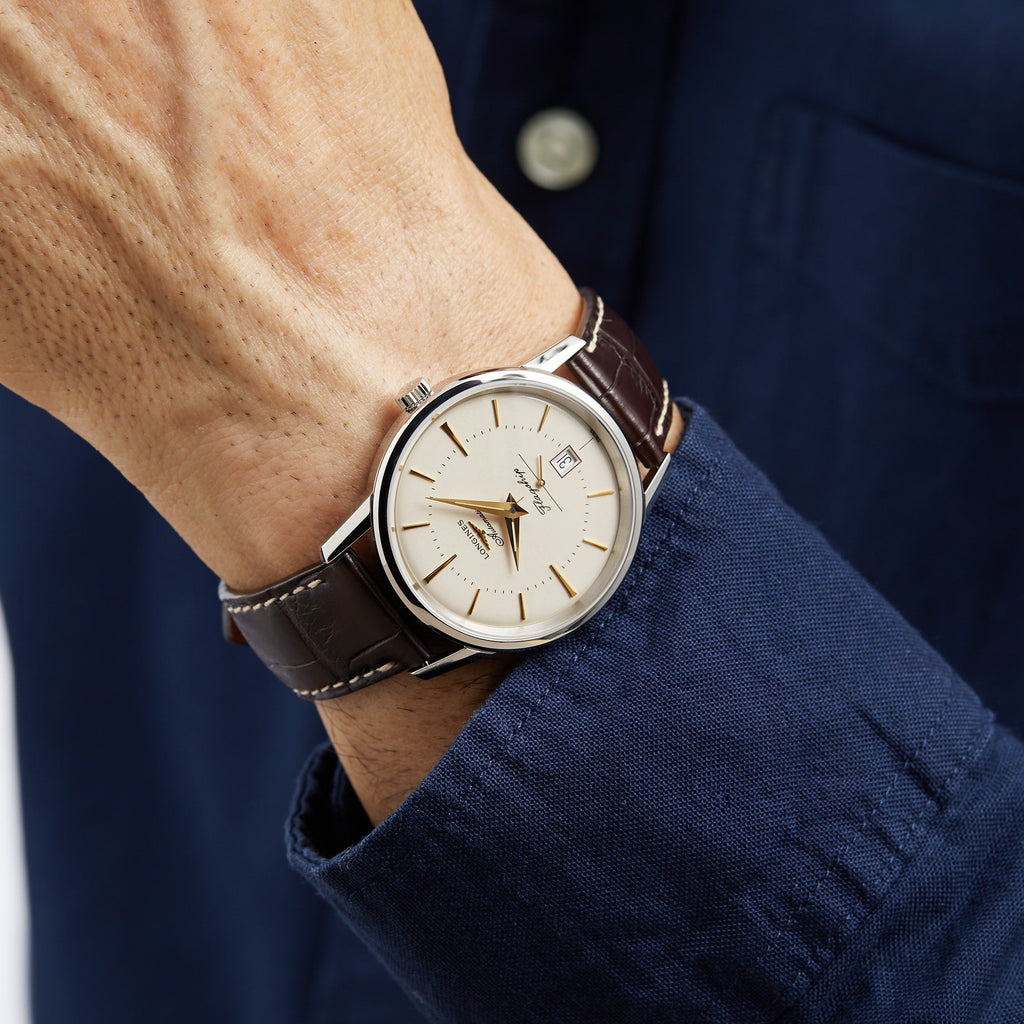 Flagship Heritage | 38mm, Alligator Leather, Cream Dial