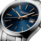 Conquest Classic | 34mm, Stainless Steel, Blue Dial