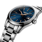 Conquest Classic | 34mm, Stainless Steel, Blue Dial