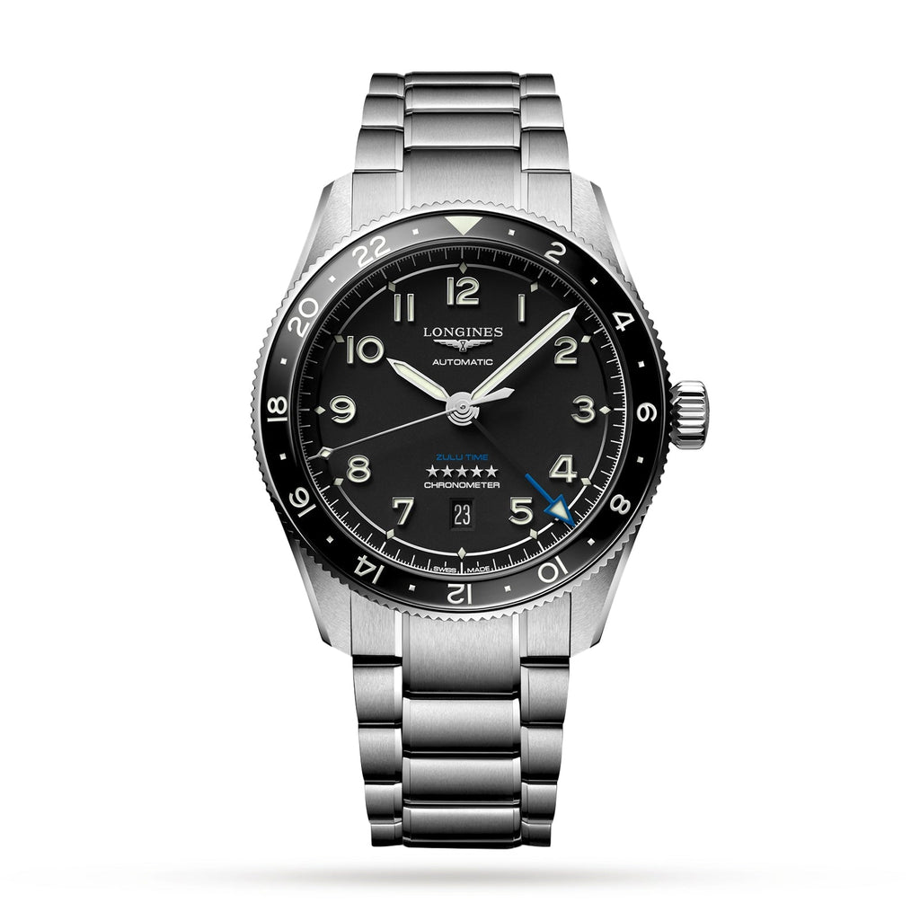 Spirit Zulu Time | 42mm, Stainless Steel, Black Dial