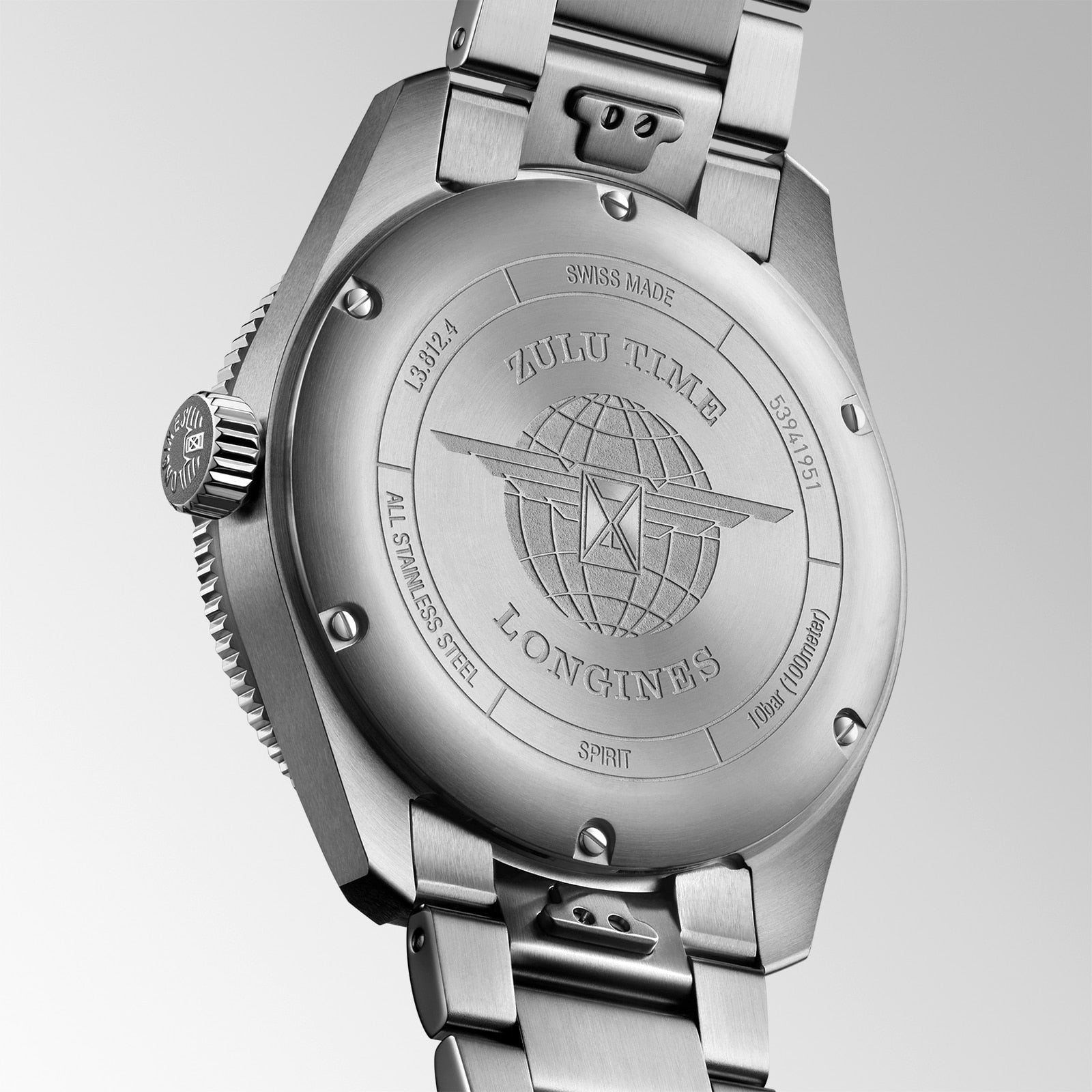 Spirit Zulu Time | 42mm, Stainless Steel, Black Dial