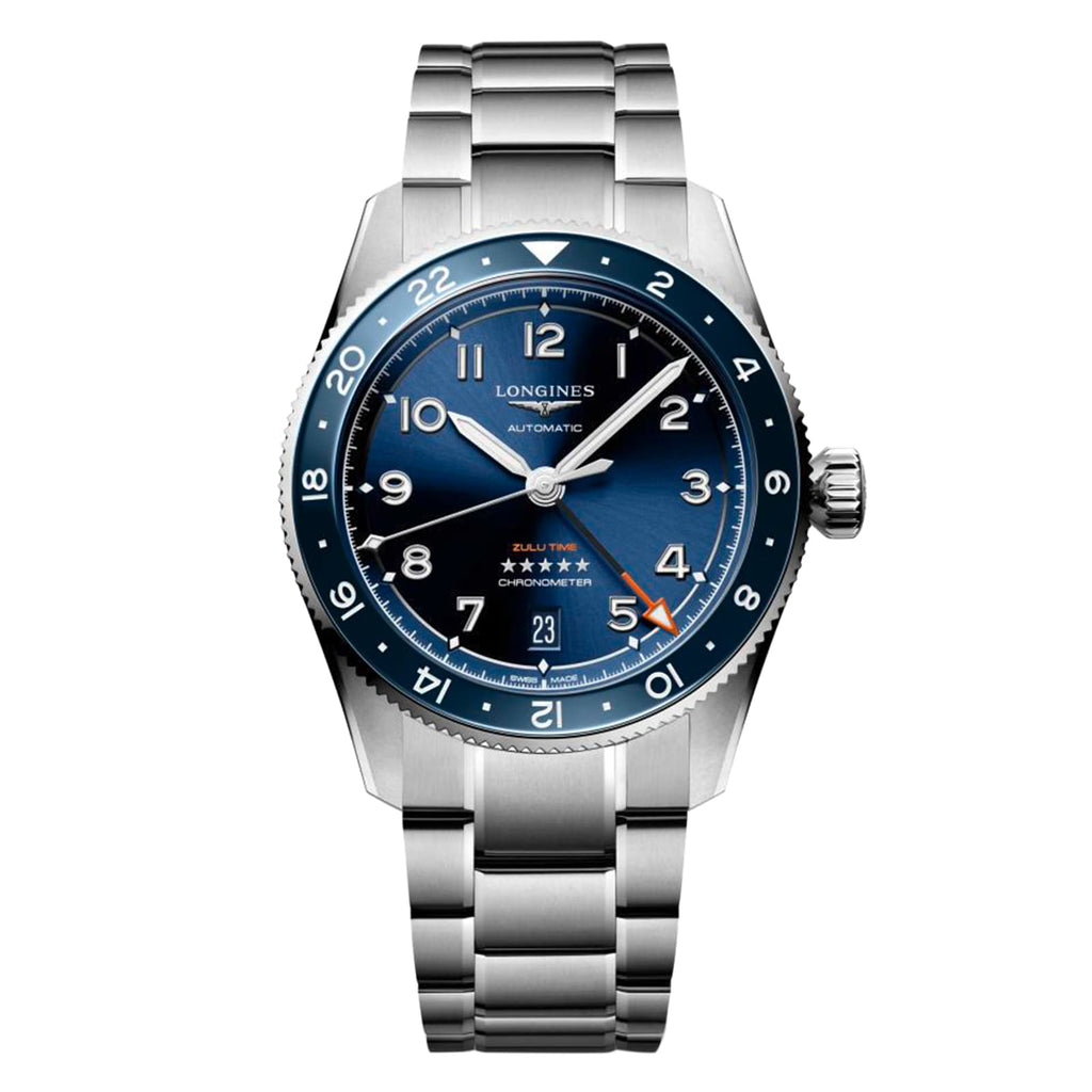 Spirit Zulu Time | 39mm, Stainless Steel, Blue Dial