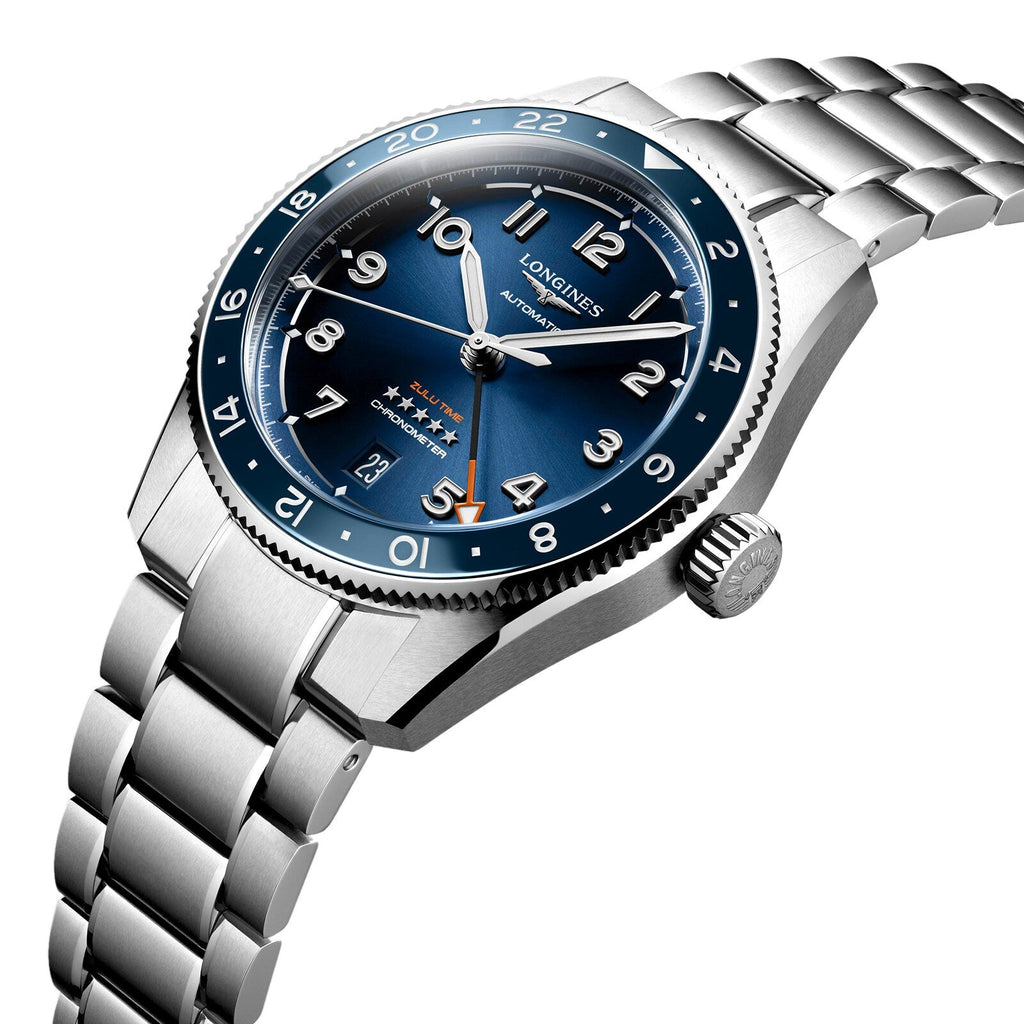 Spirit Zulu Time | 39mm, Stainless Steel, Blue Dial