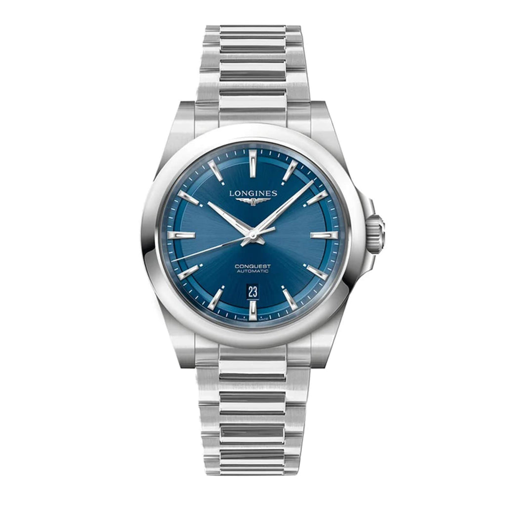 Conquest | 41mm, Stainless Steel, Blue Dial