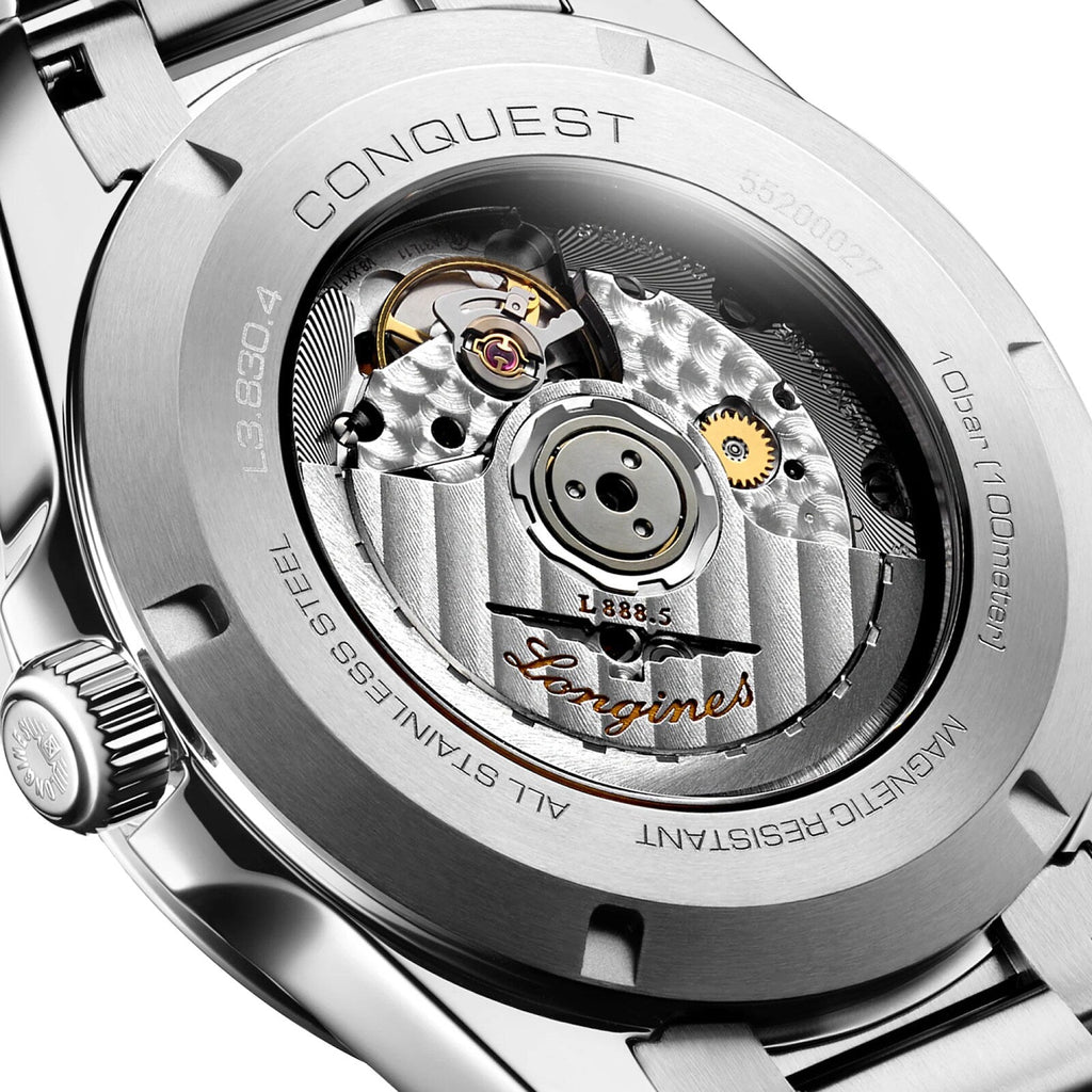 Conquest | 41mm, Stainless Steel, Blue Dial