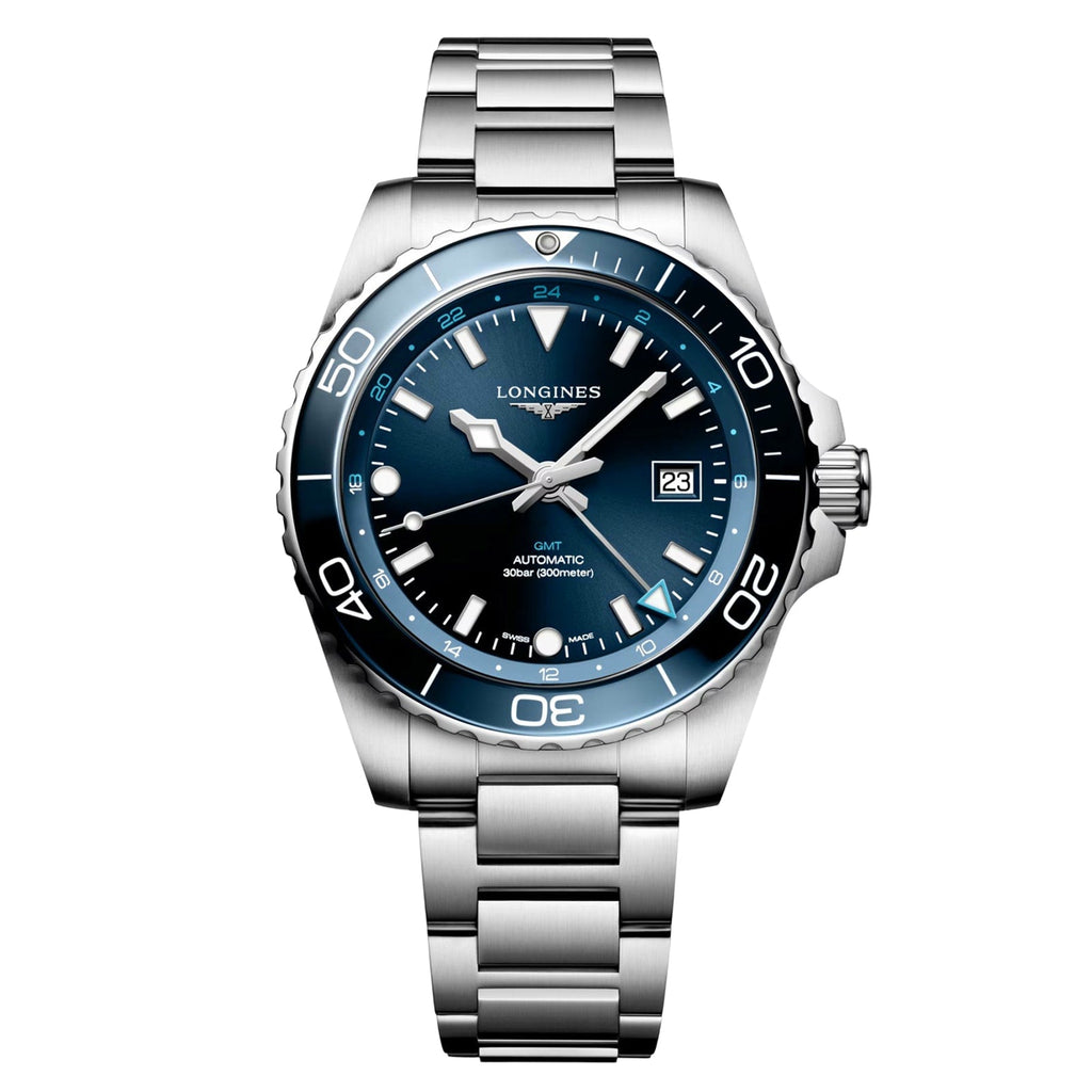 HydroConquest | 43mm, Stainless Steel, Blue Dial