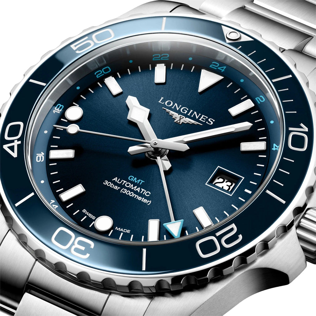 HydroConquest | 43mm, Stainless Steel, Blue Dial