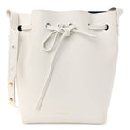 Calfskin Mini Bucket Bag White