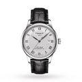 Le Locle Powermatic 80 | 39mm, Leather, Silver Dial