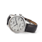 Le Locle Powermatic 80 | 39mm, Leather, Silver Dial