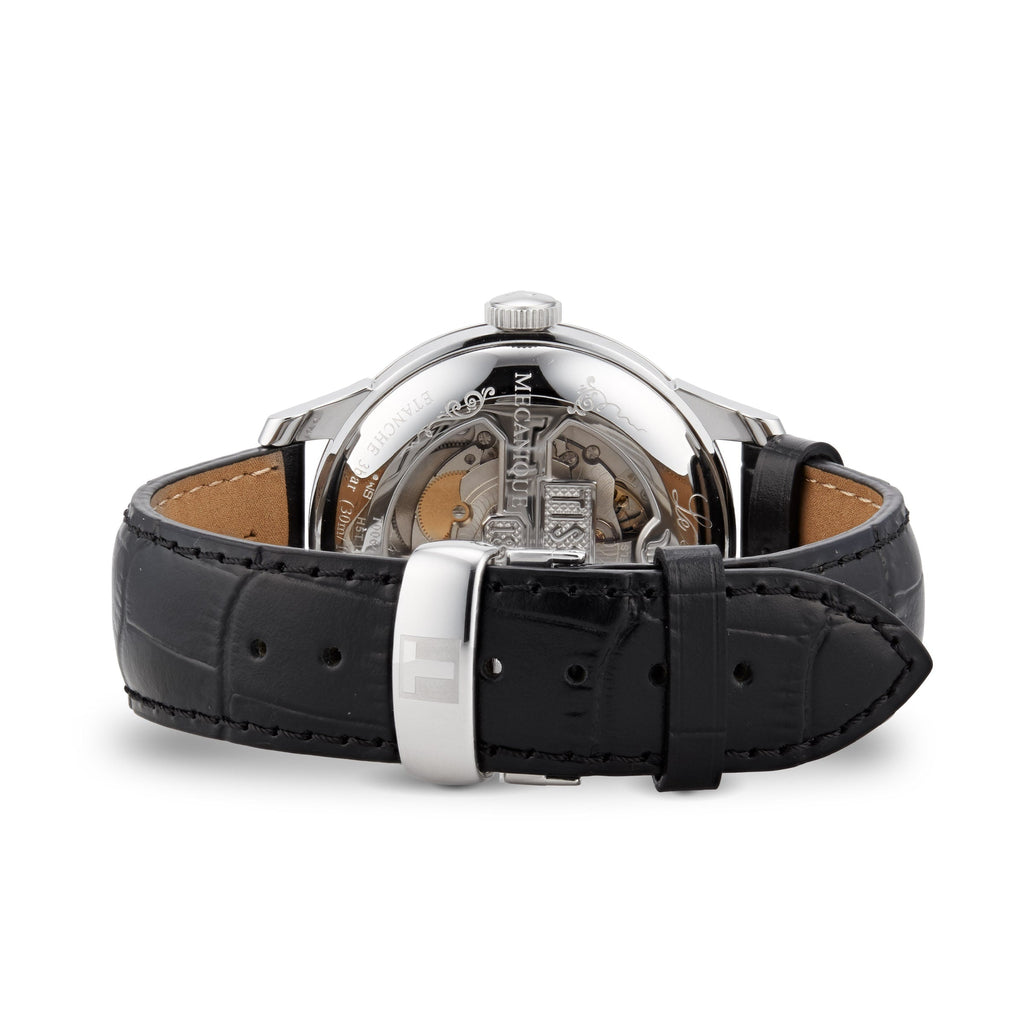 Le Locle Powermatic 80 | 39mm, Leather, Silver Dial