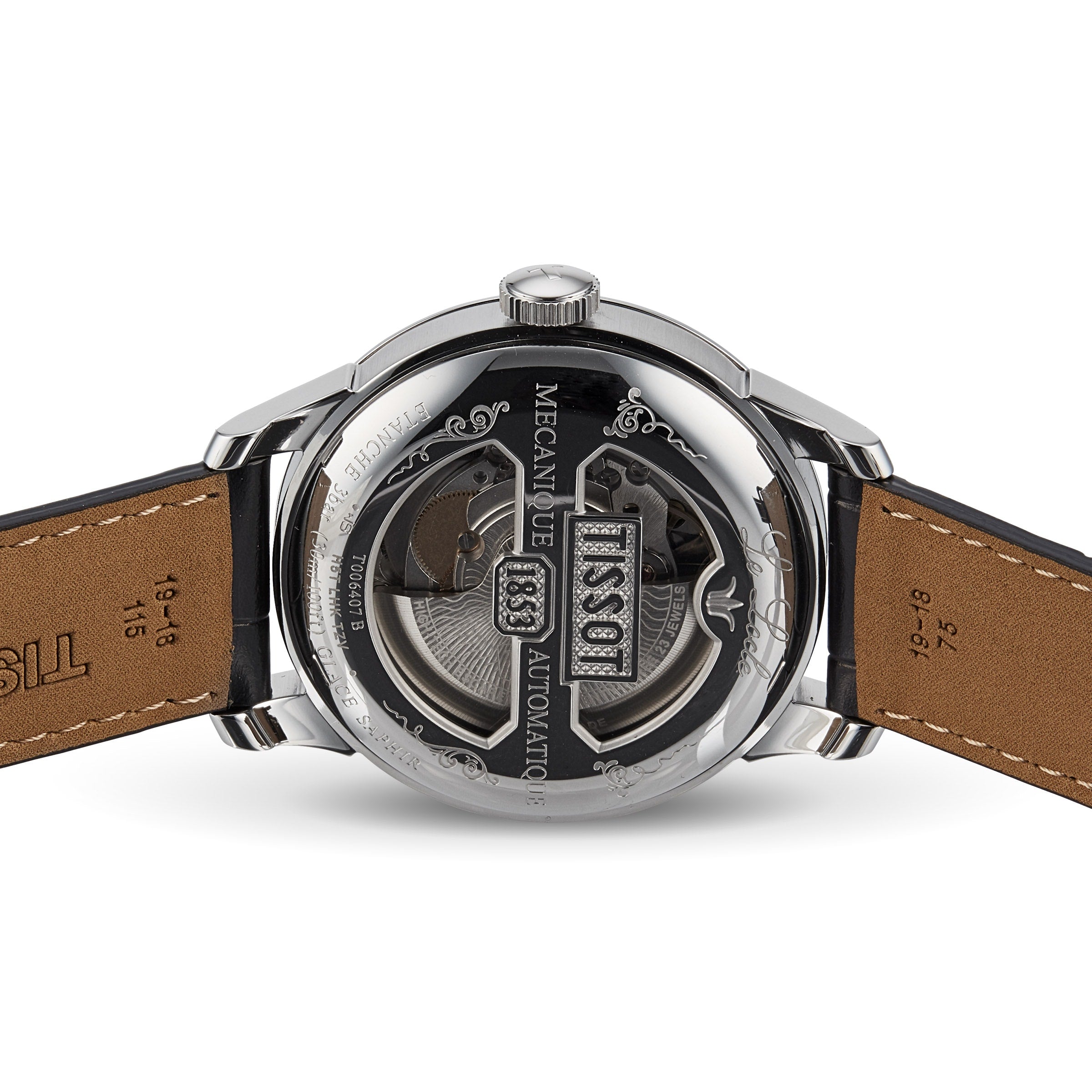 Le Locle Powermatic 80 | 39mm, Leather, Silver Dial