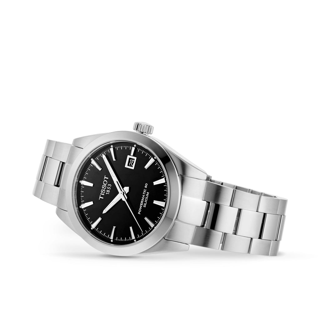 Gentleman Powermatic 80 Silicium | 40mm, Stainless Steel, Black Dial