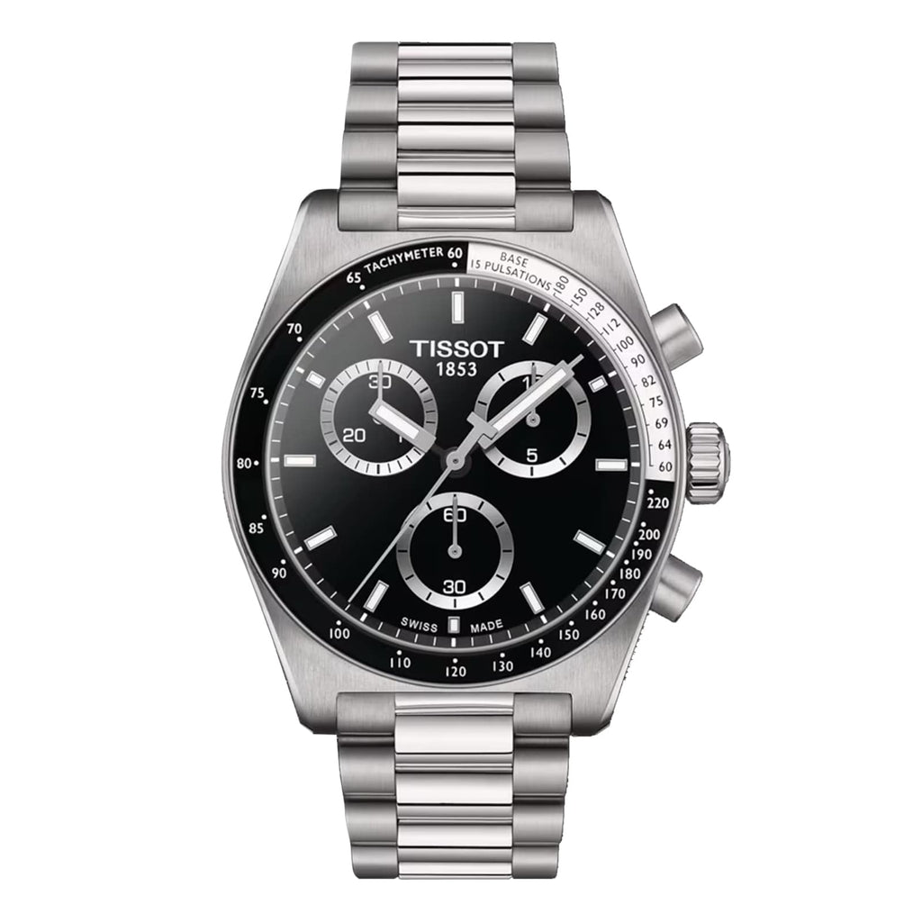 PR516 Chronograph | 40mm, Stainless Steel, Black Dial