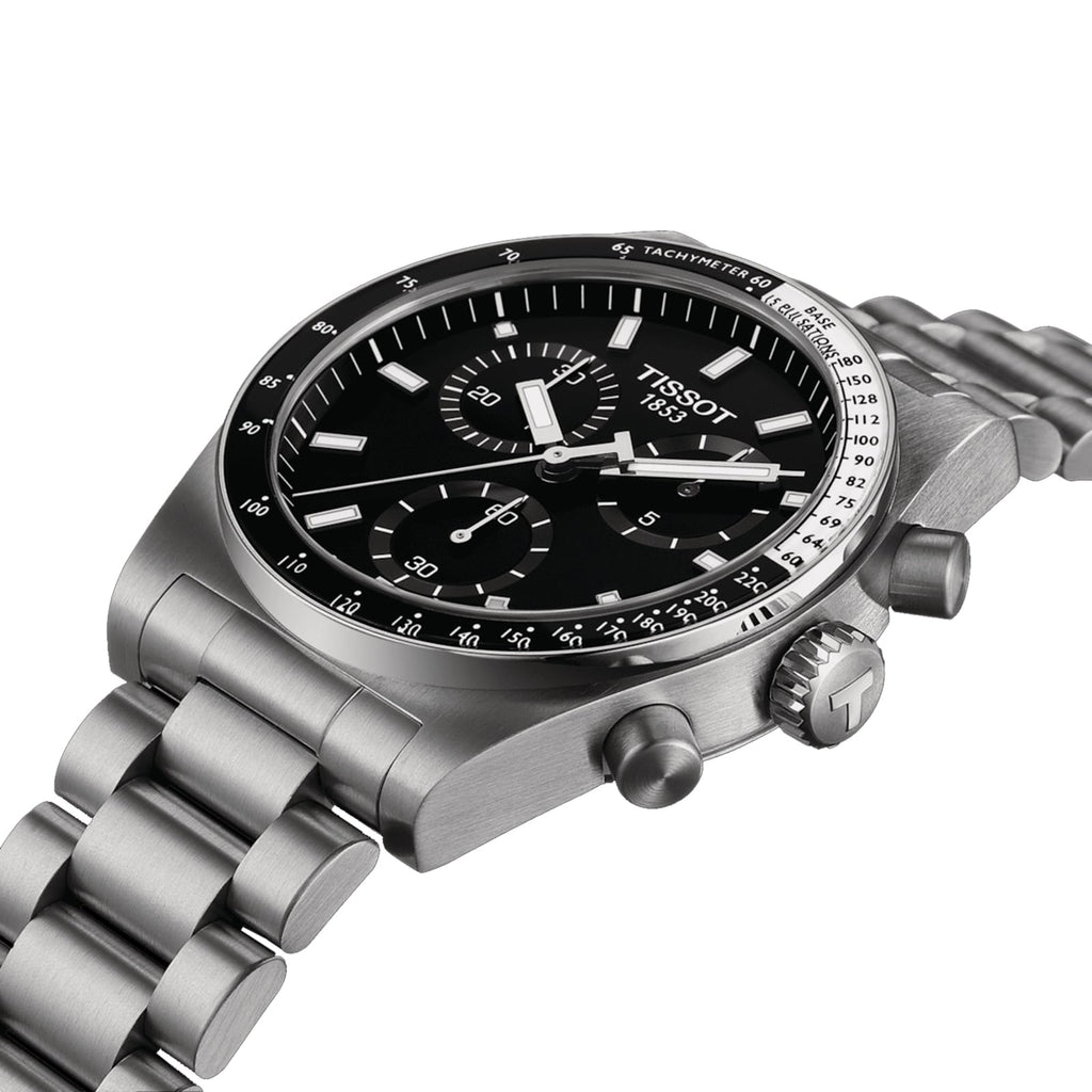 PR516 Chronograph | 40mm, Stainless Steel, Black Dial