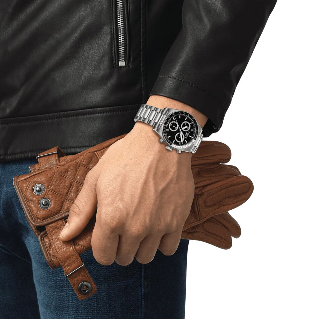 PR516 Chronograph | 40mm, Stainless Steel, Black Dial