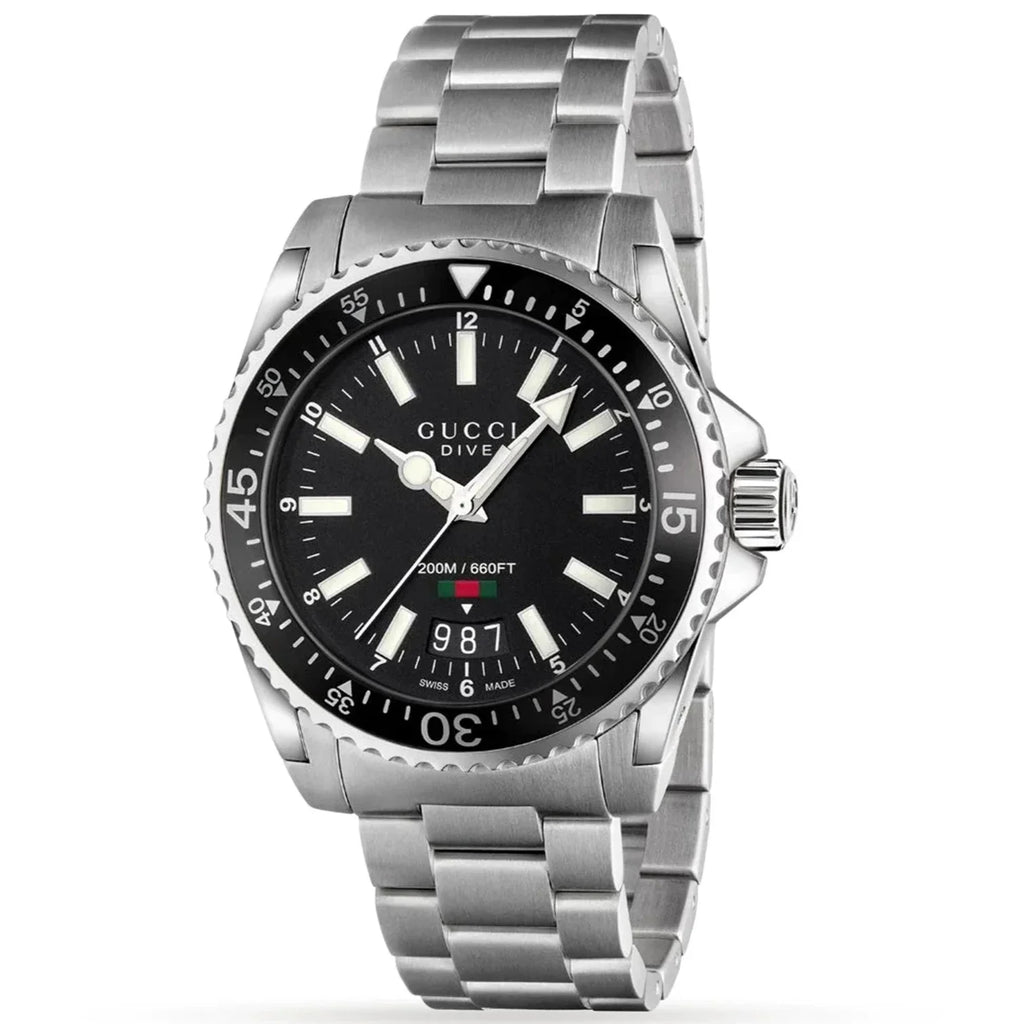 Gucci Men's Dive Black Watch