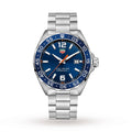 Formula 1 Date | 43mm, Stainless Steel, Blue Dial