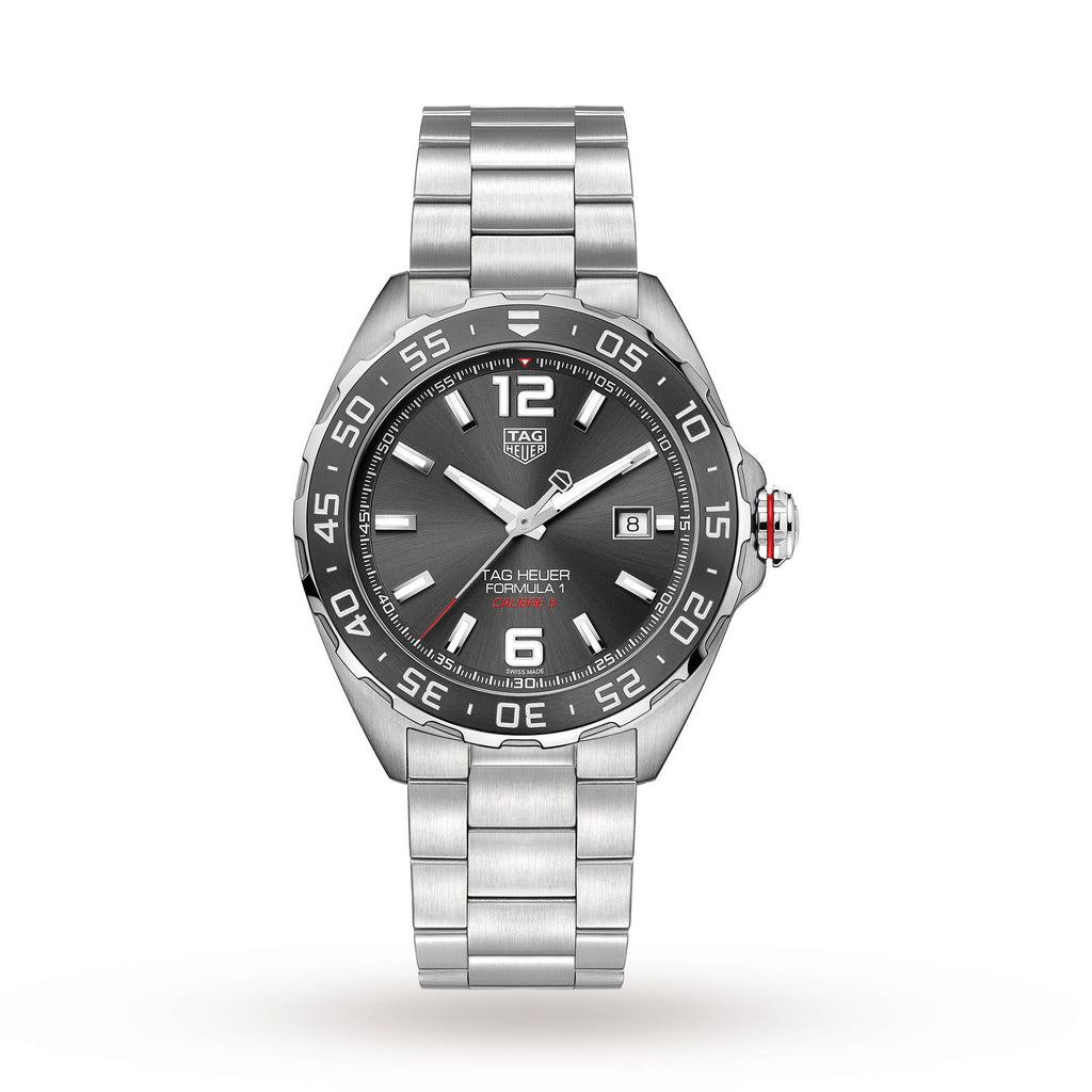 Formula 1 Date | 43mm, Stainless Steel, Anthracite Gray Dial