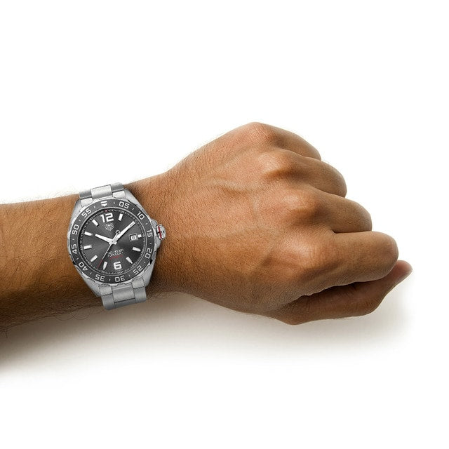 Formula 1 Date | 43mm, Stainless Steel, Anthracite Gray Dial