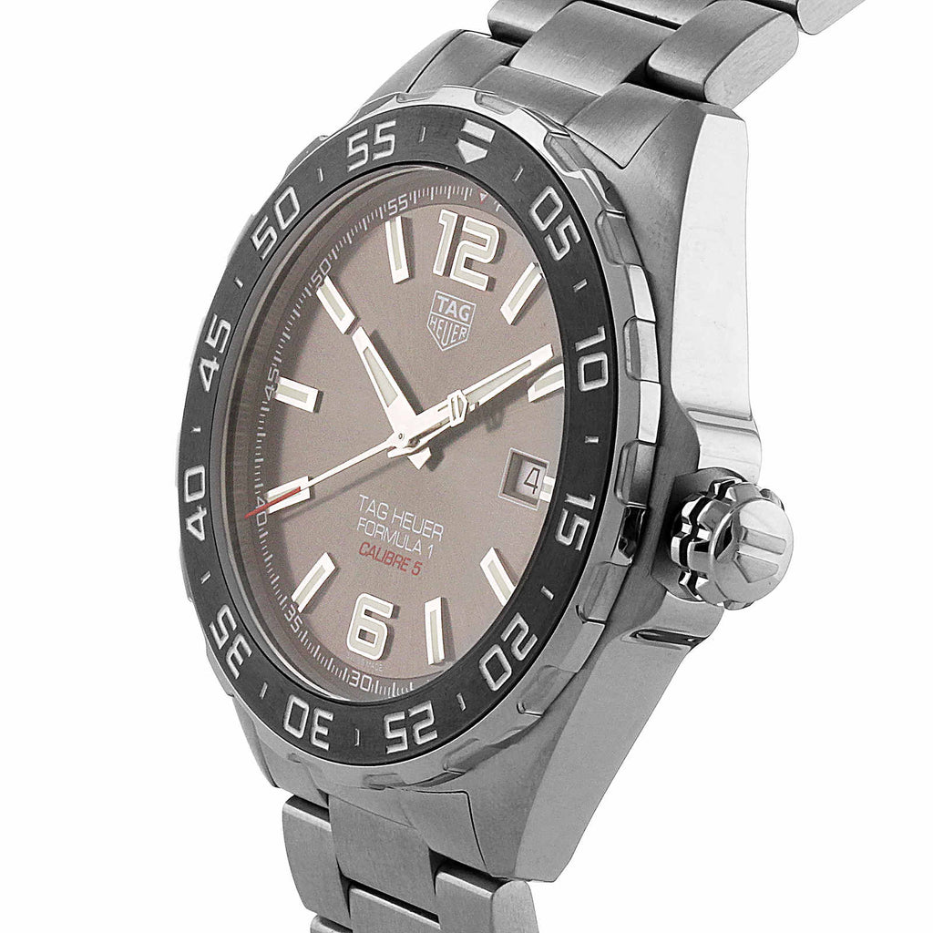 Formula 1 Date | 43mm, Stainless Steel, Anthracite Gray Dial