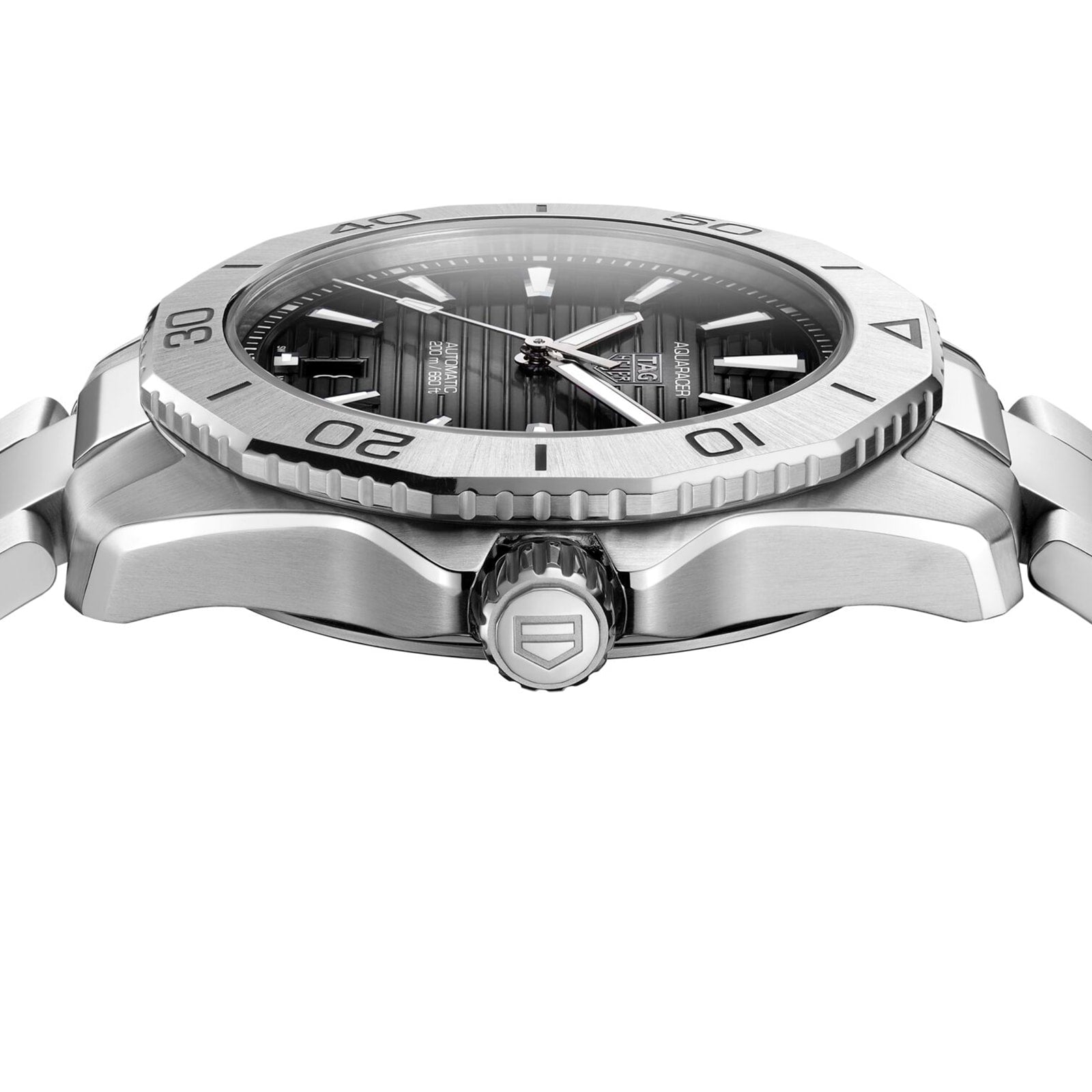 Aquaracer Professional 200 Date | 40mm, Stainless Steel, Black Dial