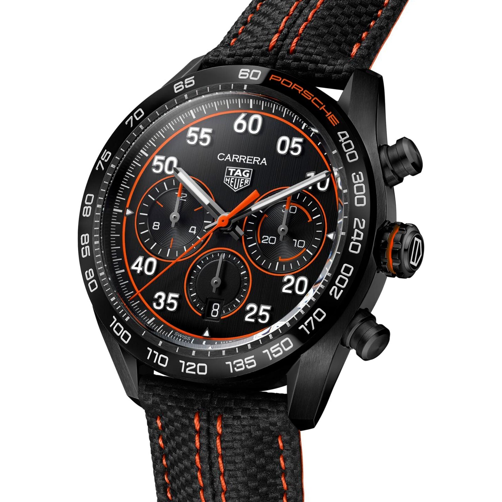 Special Edition TAG Heuer Carrera Chronograph x Porsche Orange Racing