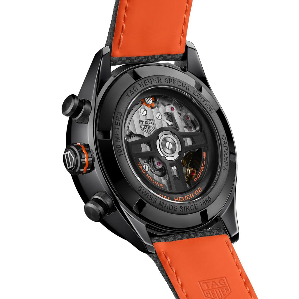 Special Edition TAG Heuer Carrera Chronograph x Porsche Orange Racing