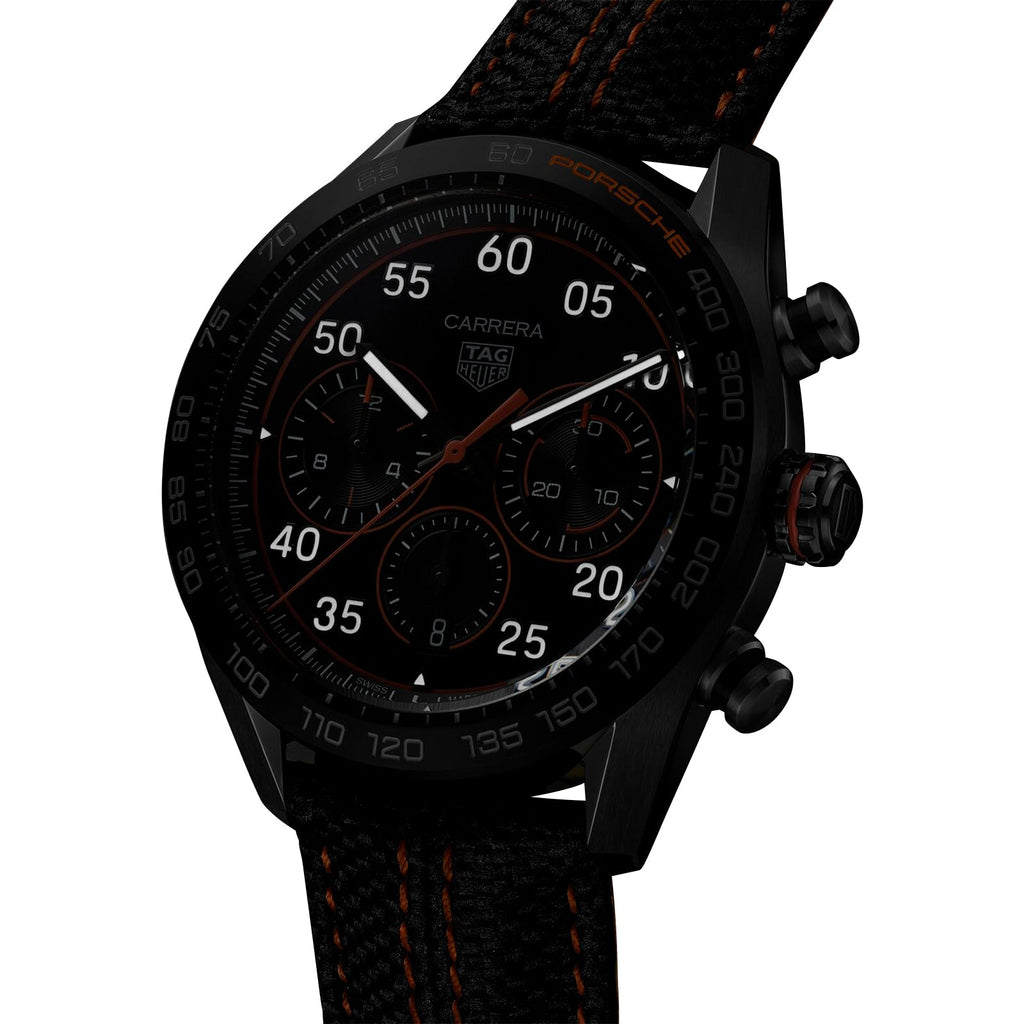 Special Edition TAG Heuer Carrera Chronograph x Porsche Orange Racing