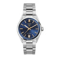 Carrera Date | 36mm, Stainless Steel, Blue Dial
