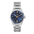 Carrera Date | 36mm, Stainless Steel, Blue Dial
