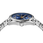Carrera Date | 36mm, Stainless Steel, Blue Dial
