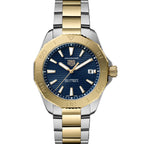 Aquaracer Professional 200 Solargraph | 40mm, Two-Tone Stainless Steel & PVD Yellow Gold, Blue Dial