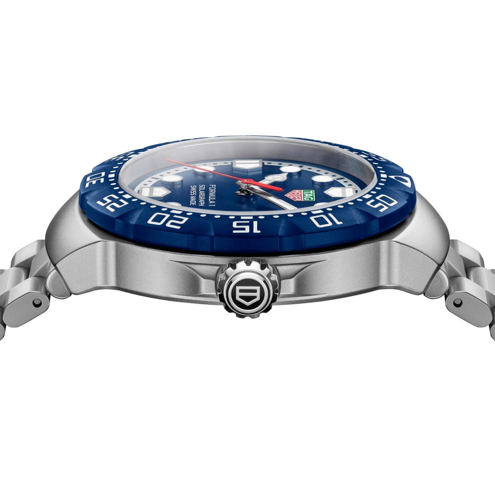 Formula 1 Solargraph | 38mm, Stainless Steel, Blue Dial