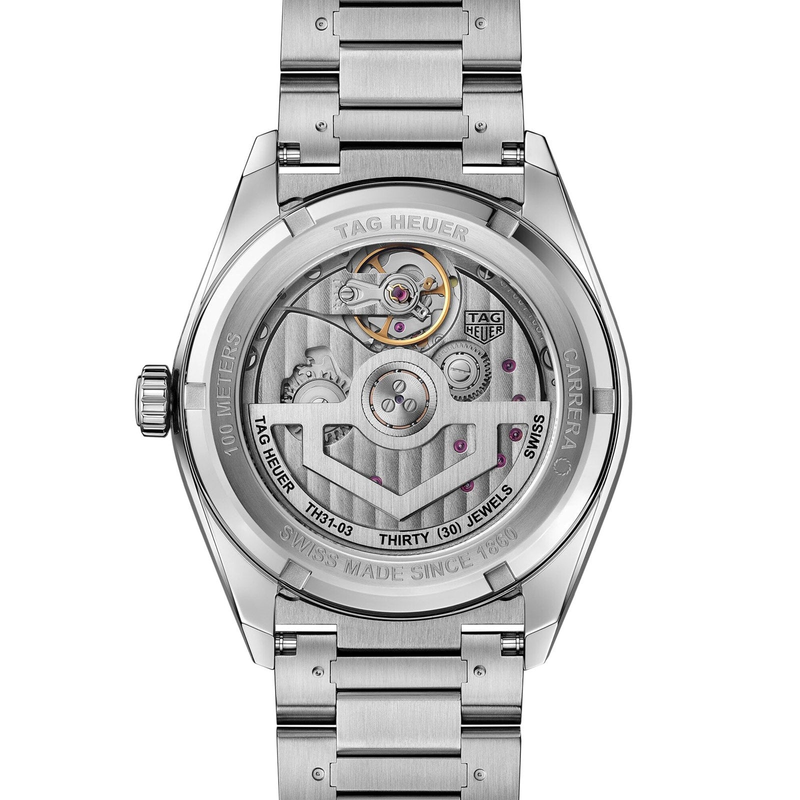 Carrera Date Twin-Time | 41mm, Stainless Steel, Green Dial