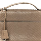 Matte Snakeskin Extra Pocket L27 Grey